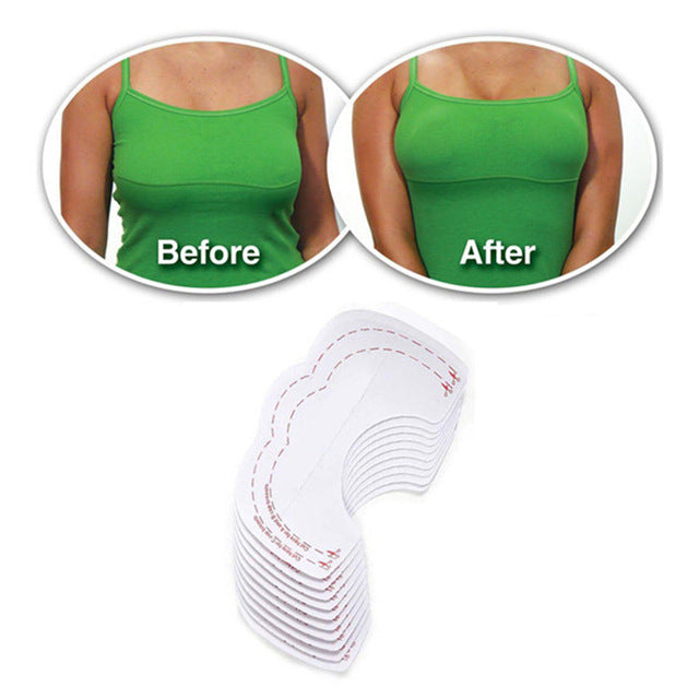 10Pcs Sexy Women Adhesive Nipple Cover Pads Invisible Breast Lift Up Bra